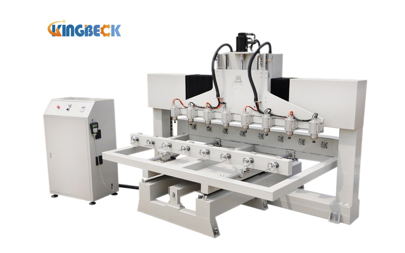 3D Wood CNC Router With Muti Head and Rotary
